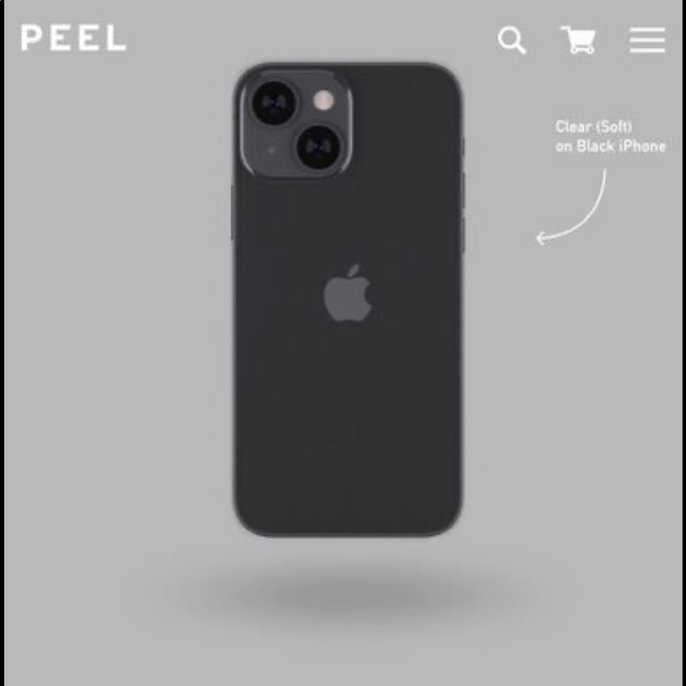 Brand New Peel iPhone 13 Clear Soft Case